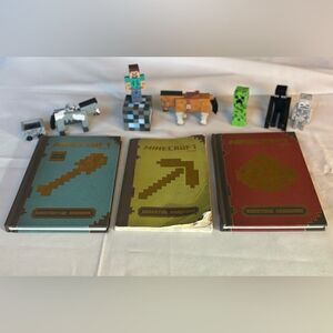10+ Mine Craft Grab Bag Bundle Books and Figurines 
See photos for grab bag cont